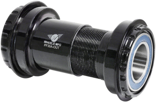 Wheels Manufacturing PF30A Frame to GXP Spindle Outboard Thread Together Bottom Bracket, Black