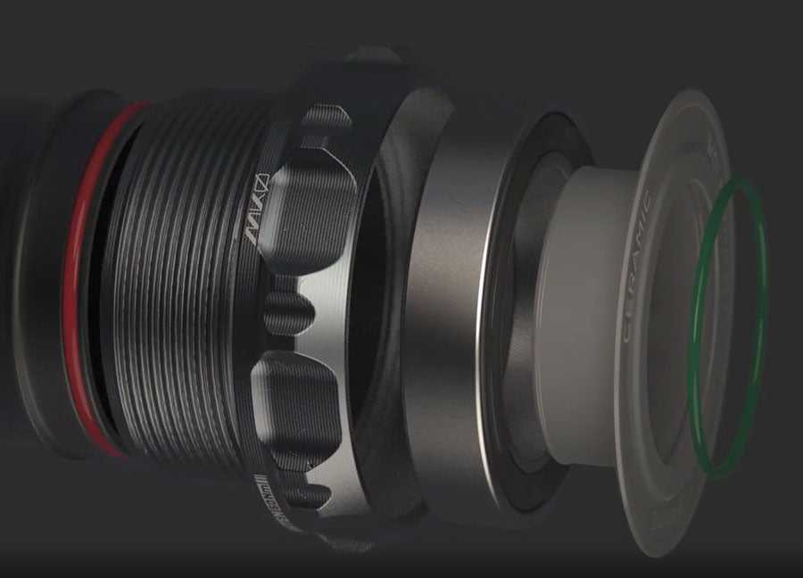 Wolf Tooth MK0 Bottom Bracket - English (BSA), 68/73mm, For 29mm Spindle, Shadow Gray