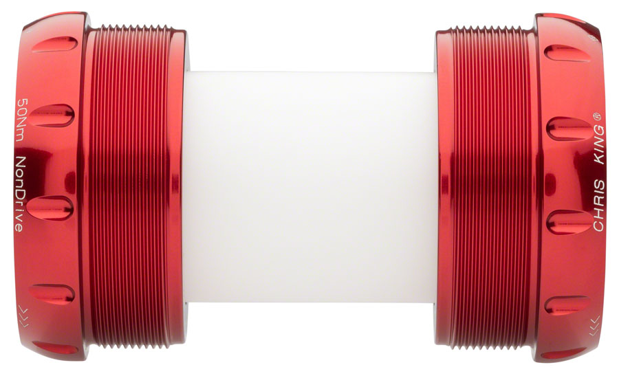 Chris King ThreadFit T47 30x Bottom Bracket with Fit Kit 1 - T47, For DUB, Red