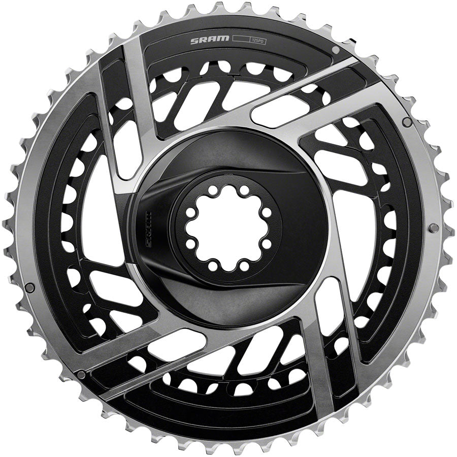 SRAM RED 2x Chainring Kit - 48/35t, 2x12-Speed, 8-Bolt Direct Mount, Black/Silver, E1