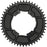Wolf Tooth Aero 107 BCD Chainring - 50t, Optimized for SRAM Eagle and Flaptop Chains, Drop-Stop B, Black