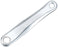 Samox SAC08 Left Crank Arm - 175mm, JIS Diamond Taper Spindle Interface, Forged Aluminum, Spindle Bolt Sold Separate, Silver