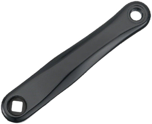 Samox SAC08 Left Crank Arm - 175mm, JIS Diamond Taper Spindle Interface, Forged Aluminum, Spindle Bolt Sold Separate, Black