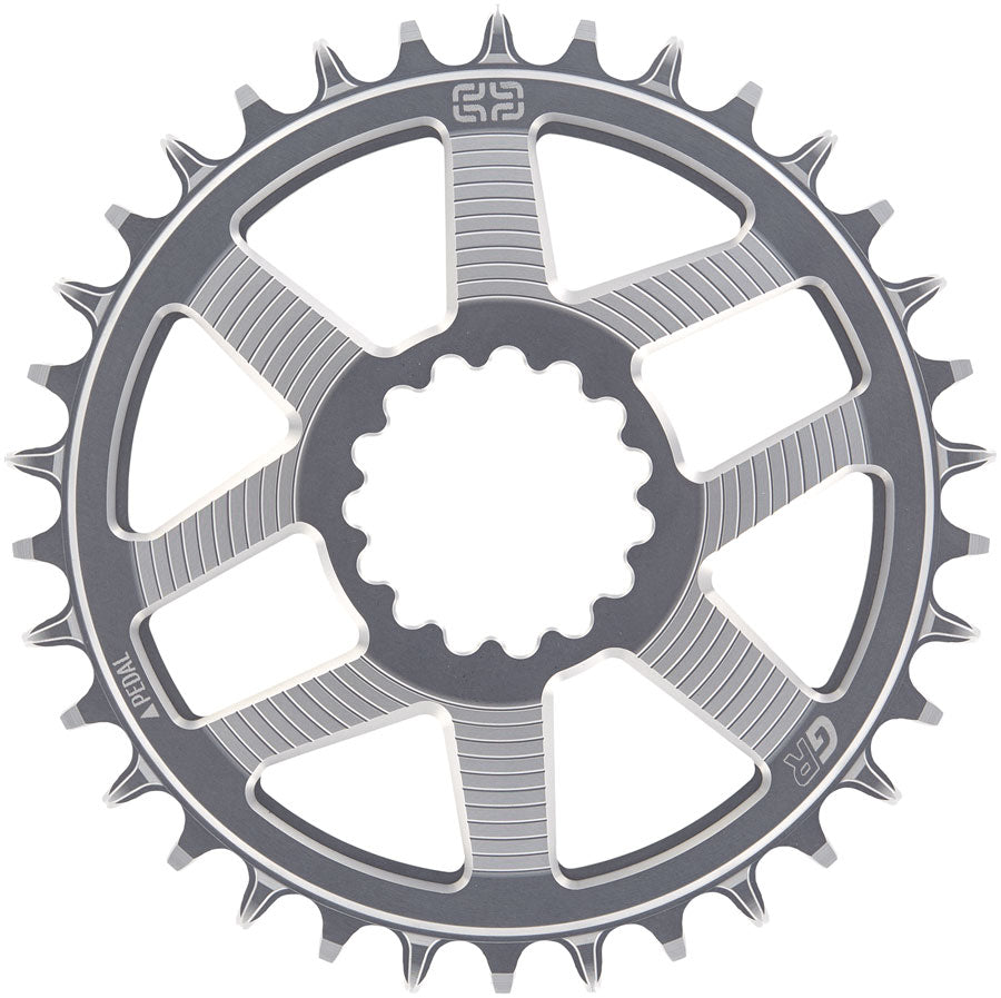 e*thirteen Helix Race GR Direct Mount Chainring - 36t, For use with Helix Race GR Crank, Black