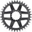 e*thirteen Helix Race GR Direct Mount Chainring - 36t, For use with Helix Race GR Crank, Silver