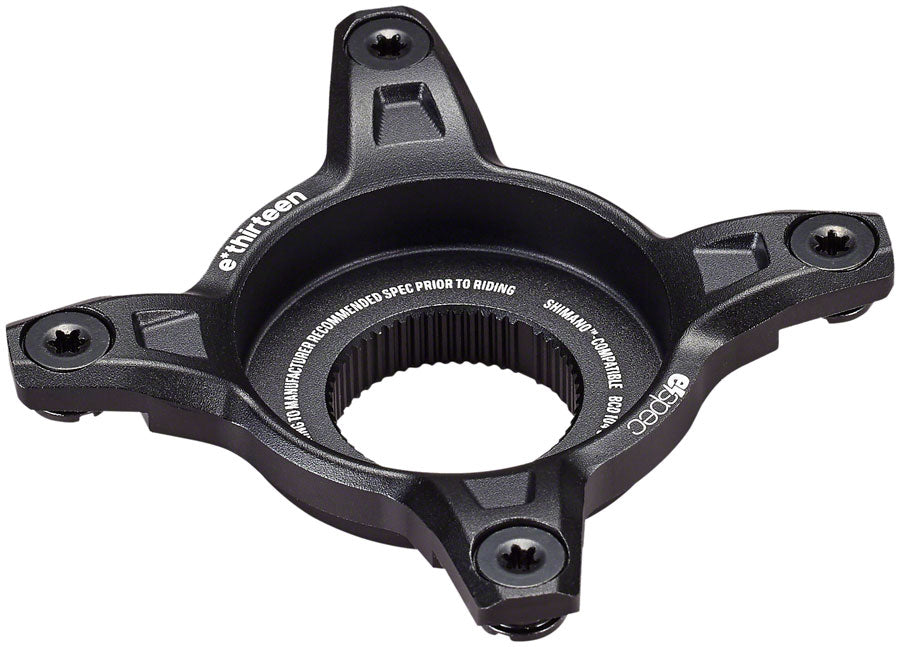 e*thirteen e*spec 104BCD Aluminum Direct Mount Spider - 104BCD, 55mm CL, Incl. Bolts, Shimano EP8, Black