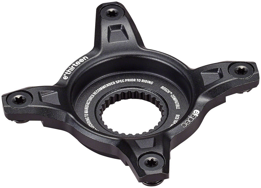 e*thirteen e*spec 104BCD Aluminum Direct Mount Spider - 104BCD, 55mm CL, Incl. Bolts, Bosch Gen4, Black