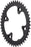 Campagnolo EKAR 1x 13-Speed Chainring and Bolt Set - 44t, 123mm Campagnolo Asymmetric, 4-Bolt, Black