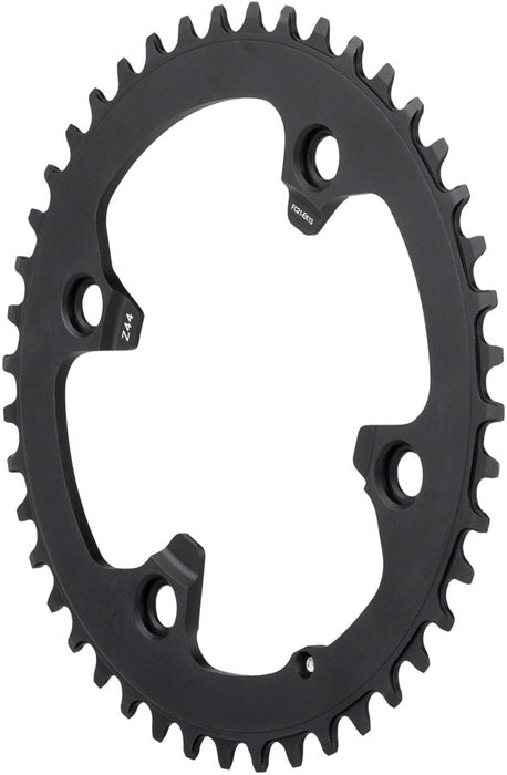 Campagnolo EKAR 1x 13-Speed Chainring and Bolt Set - 44t, 123mm Campagnolo Asymmetric, 4-Bolt, Black