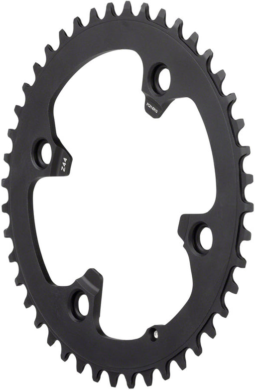 Campagnolo EKAR 1x 13-Speed Chainring and Bolt Set - 44t, 123mm Campagnolo Asymmetric, 4-Bolt, Black