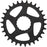 Race Face Cinch Direct Mount Wide 12sp Chainring, 30T, Black