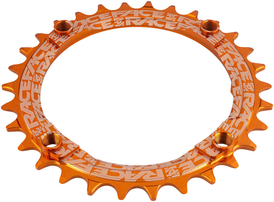 Race Face Narrow Wide Chainring, 104BCD 30T, Orange