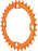 RaceFace 1x Narrow Wide Chainring - 36t, 104 BCD, 10-12 Speed, 7075 Aluminum, Orange