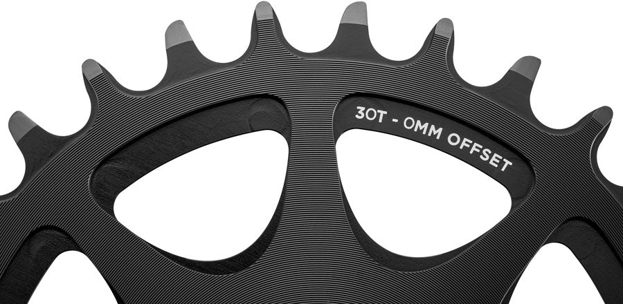 Cane Creek 8-bolt DM Chainring, 30t, 0mm Offset, Black