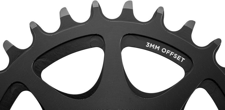 Cane Creek 8-bolt DM Chainring, 32t, 3mm Offset, Black