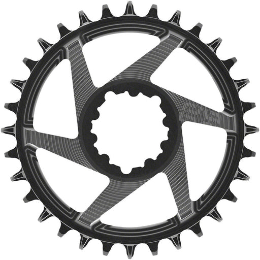 e*thirteen Helix R Chainring - 32t, 11/12-Speed, 3mm Offset, SRAM 3-Bolt DM, Black