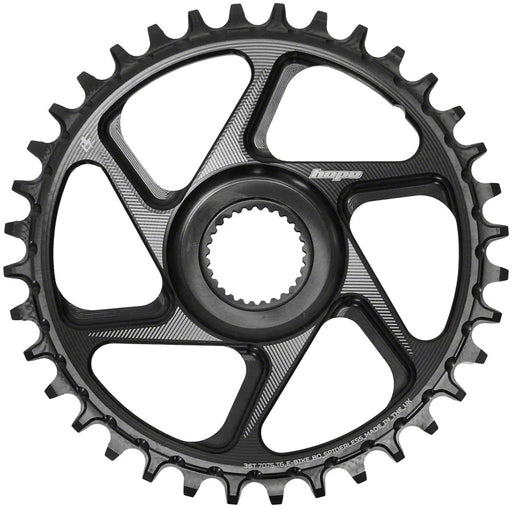 Hope Spiderless Chainring -  36T, R22,  Ebike,  Bosch,  Black