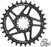 Wolf Tooth Direct Mount Chainring - 30t, SRAM 8-Bolt Direct Mount, 3mm Offset, Drop-Stop ST, Requires 12-Speed HG+ Chain, Black