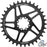 Wolf Tooth Direct Mount Chainring - 34t, SRAM 8-Bolt Direct Mount, 6mm Offset, Drop-Stop ST, Requires 12-Speed HG+ Chain, Black