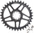 Wolf Tooth Elliptical Direct Mount Chainring - 34t, SRAM 8-Bolt DM, 3mm Offset, Drop-Stop ST, Requires HG+ Chain, Black