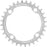 Wolf Tooth 104 BCD Chainring - 30t, 104 BCD, 4-Bolt, Drop-Stop B, Raw Silver