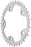 Wolf Tooth Components 5x110BCD CX/Road (Flat Top) Chainring, 38T, Silver