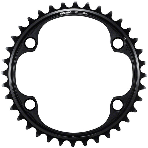 Shimano Dura-Ace FC-R9200 12-Speed Chainring - 36t, Asymmetric 110 BCD, Black, NH
