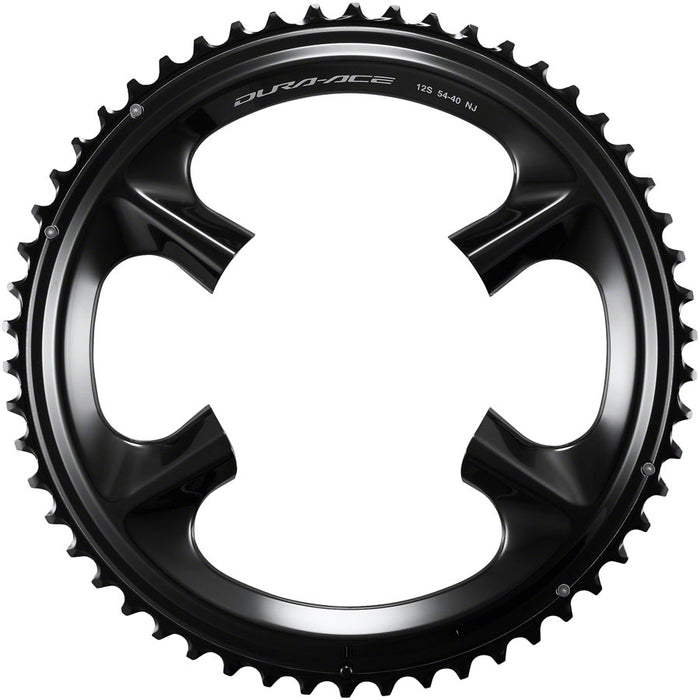 Shimano Dura-Ace FC-R9200 12-Speed Chainring - 54t, Asymmetric 110 BCD, Black, NJ