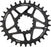 Wolf Tooth Elliptical Direct Mount Chainring - 30t, SRAM Direct Mount, Drop-Stop B, For SRAM BB30 Short Spindle Cranks, 0mm Offset, Black