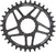 Wolf Tooth Elliptical Direct Mount Chainring - 36t, RaceFace/Easton CINCH Direct Mount, Drop-Stop B, For Boost Cranks, 3mm Offset, Black