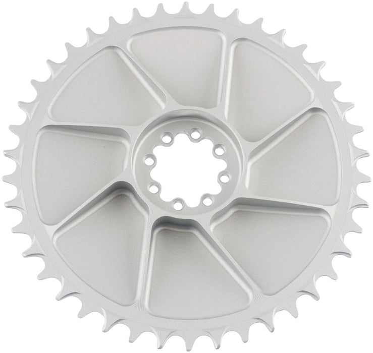 5Dev Aluminum Aero Road Chainring, 8-Bolt Sram 42T - Raw