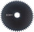 5DEV Aero Direct Mount Chainring - 52t, 8-Bolt, 7mm Offset, Aluminum, Black