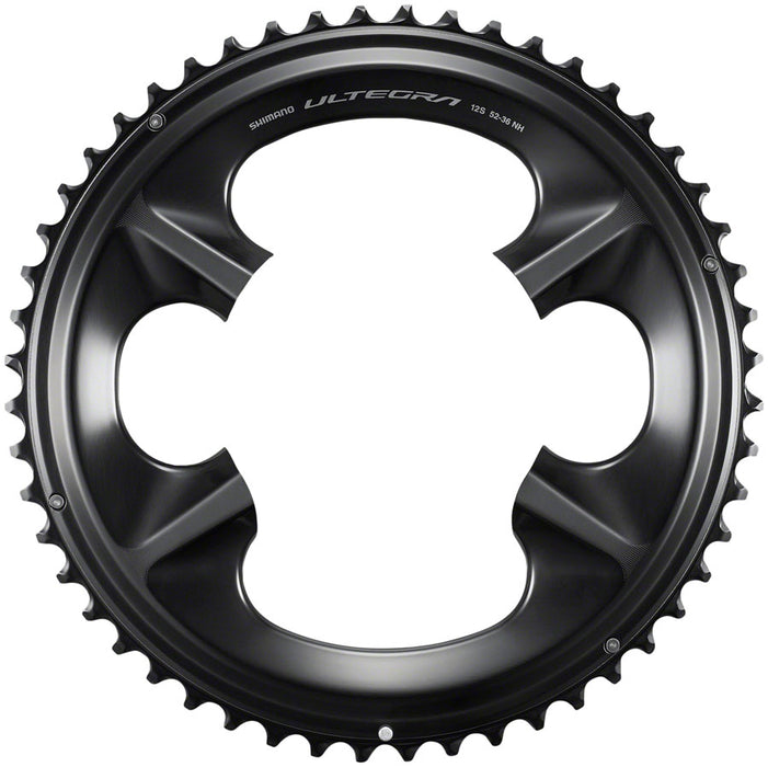 Shimano Ultegra FC-R8100 12-Speed Chainring - 52t, Asymmetric 110 BCD, Black, NH