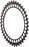 Rotor Q-Ring 130 x 5 BCD Five Oval Position Chainring: 39t inner for usewith 53t