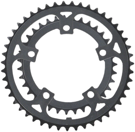 Samox 219AA Chainring Set - 46/34t, 110 BCD, Aluminum Rings, Black