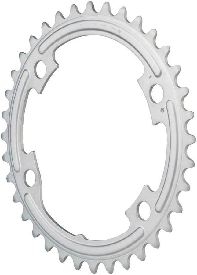 Shimano 105 FC-R7000 36t 4x110 bcd Asymmetric Chainring, Silver
