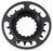 Samox Bosch GEN 2 Steel CNC Chainring with Single Chainguide - 18t, Black