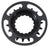 Samox Bosch GEN 2 Steel CNC Chainring with Single Chainguide - 18t Boost, Black