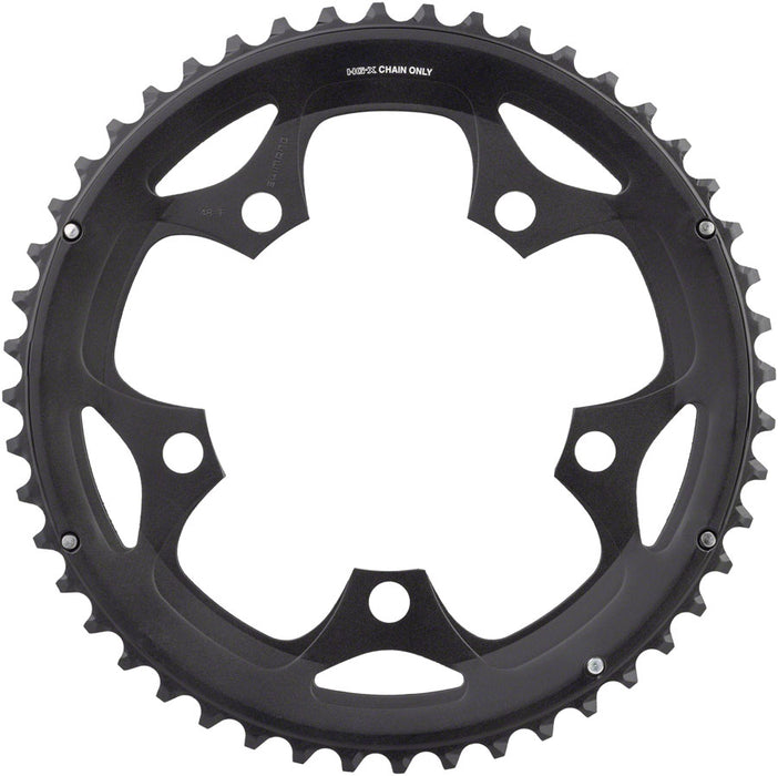 Shimano FC-R460 Chainring - 48t, 5-Bolt, 110 BCD, Black
