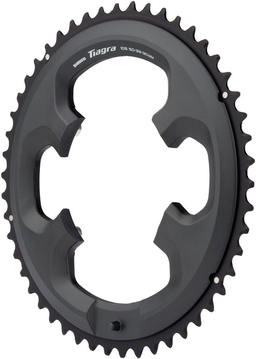 Shimano Tiagra FC-4703 10-Speed Chainring - 50t, Asymmetric 110 BCD, Black