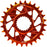 Wheels Manufacturing Direct Mount Chainring - 28t, Shimano Direct Mount, 1.5mm Outboard Offset, HG+ Chain Compatible, Orange