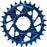 Wheels Manufacturing Direct Mount Chainring - 28t, Shimano Direct Mount, 1.5mm Outboard Offset, HG+ Chain Compatible, Blue