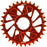 Wheels Manufacturing Direct Mount Chainring - 32t, Shimano Direct Mount, 1.5mm Outboard Offset, HG+ Chain Compatible, Orange