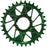 Wheels Manufacturing Direct Mount Chainring - 32t, Shimano Direct Mount, 1.5mm Inboard Offset, HG+ Chain Compatible, Green