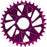 Wheels Manufacturing Direct Mount Chainring - 34t, Shimano Direct Mount, 1.5mm Outboard Offset, HG+ Chain Compatible, Purple