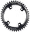 Wolf Tooth Elliptical Compatible with Shimano 110 Asymmetric BCD Chainring - 42t, 110 Asymmetric BCD, 4-Bolt, Drop-Stop, For Compatible with Shimano GRX Cranks, Black