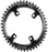 Wolf Tooth Elliptical Compatible with Shimano 110 Asymmetric BCD Chainring - 46t, 110 Asymmetric BCD, 4-Bolt, Drop-Stop, For Compatible with Shimano GRX Cranks, Black