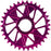 Wheels Manufacturing Direct Mount Chainring - 34t, Shimano Direct Mount, 1.5mm Inboard Offset, HG+ Chain Compatible, Purple