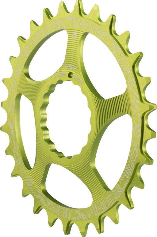 Race Face Narrow Wide Chainring: Direct Mount CINCH 28t Green