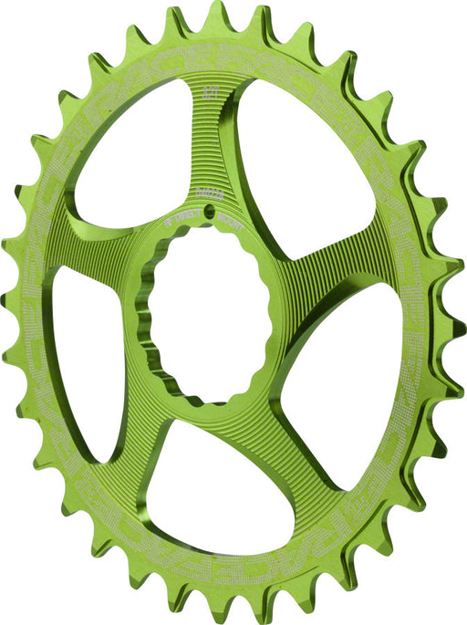 Race Face Narrow Wide Chainring: Direct Mount CINCH 30t Green